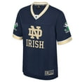 thumbnail image 2 of Men's Colosseum  Navy Notre Dame Fighting Irish Nothing But The Hits Football Jersey, 2 of 3