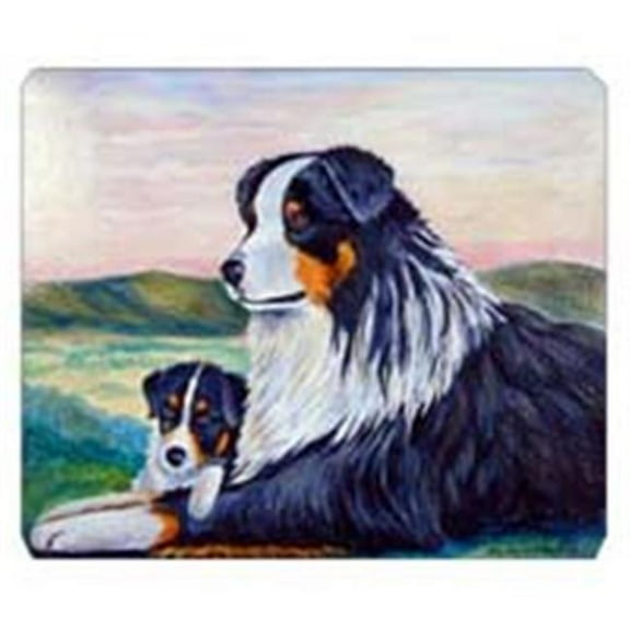 8 x 9.5 in. Australian Shepherd Mouse Pad, Hot Pad or Trivet