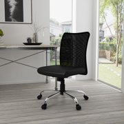 Boss Office Products Budget Mesh Back Swivel Task Chair in Black
