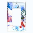 thumbnail image 5 of Metal Light Switch Plate Cover Snowman Reindeer Christmas Cabin SNO002, 5 of 14