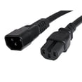 thumbnail image 1 of Cable 1.8m 14 AWG Adaptador Jumper Bridge IEC C14 a IEC C15 Startech Modelo PXTC14C156, 1 of 2