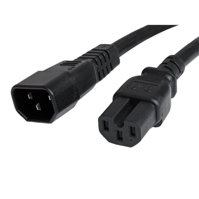 Cable 1.8m 14 AWG Adaptador Jumper Bridge IEC C14 a IEC C15 Startech Modelo PXTC14C156