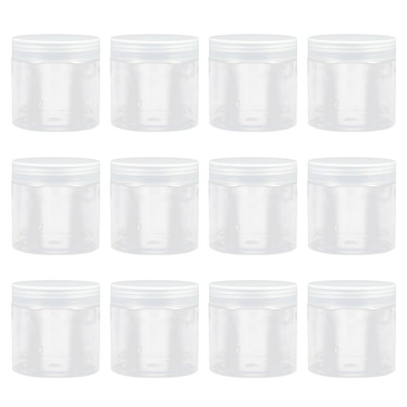 Botellas de plástico Botellas de diseño redonda de biberones de diseño redondo de envasado de alimentos de 20 piezas