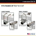 thumbnail image 3 of C.E. Smith Trailer Boat Guide 27600 Bolt-On Mount; Set Of 2; 5 Foot Length; With Carpeted Bunks, 3 of 4
