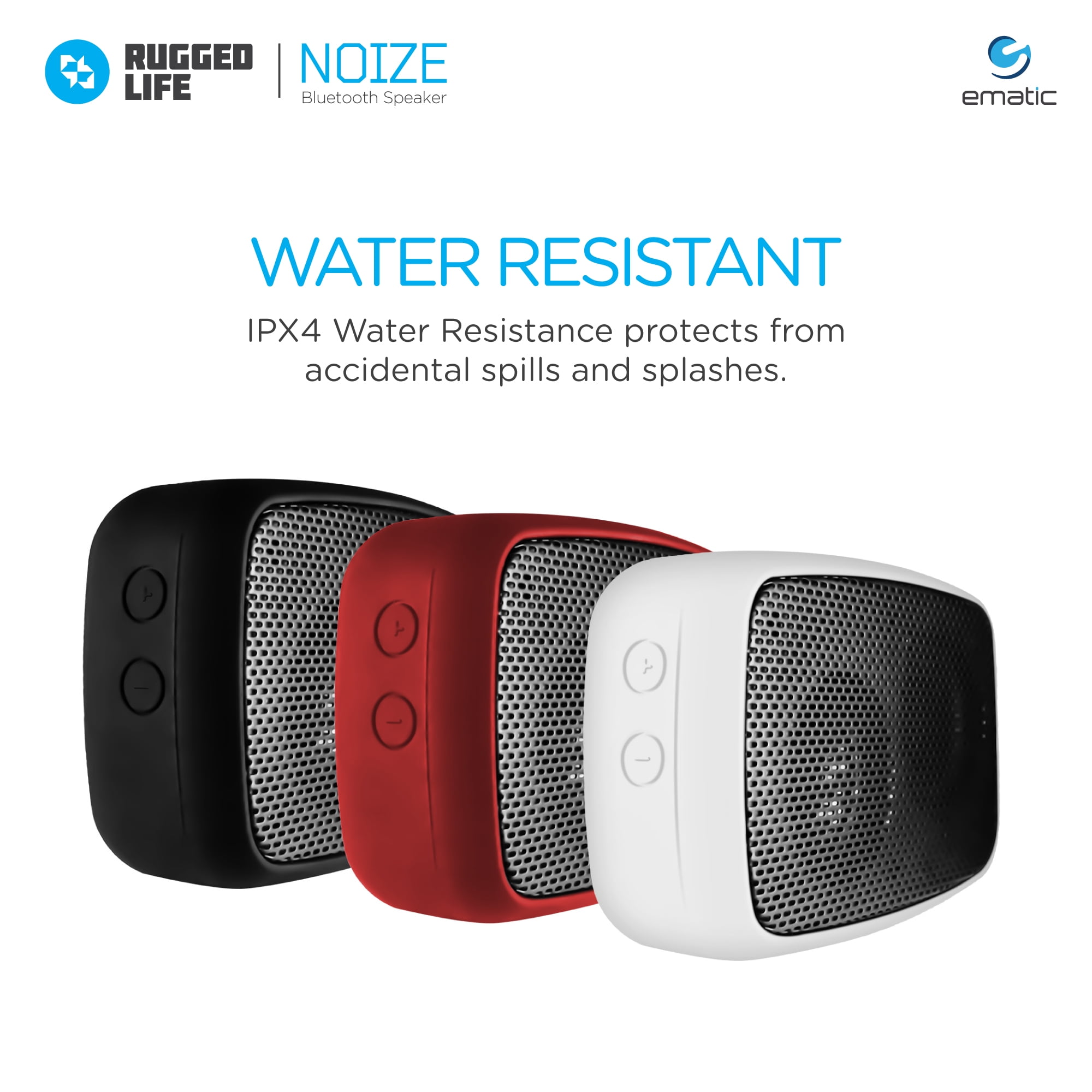rugged water resistant bluetooth speaker
