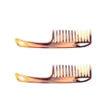 thumbnail image 4 of 2 Pcs Peigne à Long Manche Portable Large pour Coiffure Outils de Coiffure Rétro, 4 of 8