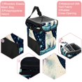 thumbnail image 2 of Polar Bear Foldable, with Lid, Leak-proof, Hanging Car Trash Can Garbage Can Container for Automobile, Trash Can for Car Organizer and Storage Bag, 2 of 6