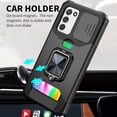 thumbnail image 3 of LAICAIW Galaxy A03S,Design for Samsung A 03S Phone Case with Screen Protector Card Holder Stand Kickstand Heavy Duty Slim Shockproof Hybrid Rugged Drop Protective Cover for Women Men Girls 6.5 inch, 3 of 6