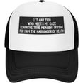 Men Baseball Hat Let Any Fish Who Meets My Gaze Learn The True Meaning