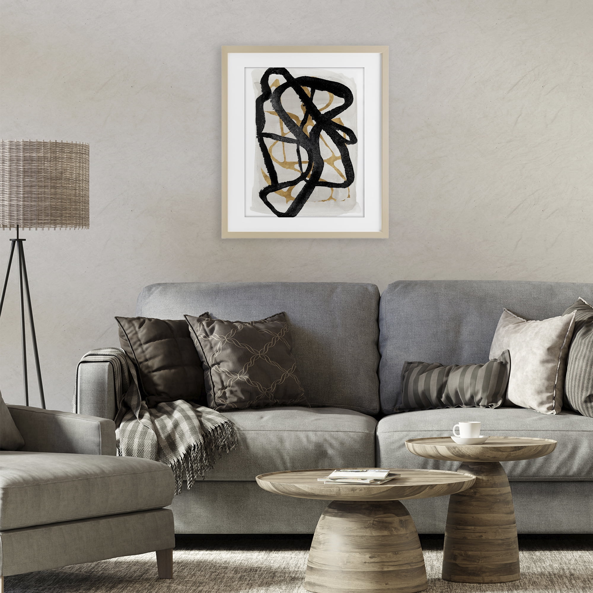 Stupell Industries Expressive Hindsight in Black Birch Framed Print Under Glass, design by Lucille Price