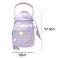 thumbnail image 2 of Botella de agua Botella de agua de gran capacidad Botella deportiva portátil, 2 of 5