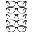 thumbnail image 3 of BONCAMOR 5 Pack Reading Glasses for Men and Women Spring Hinges Classic Eyeglasses, 3 of 7