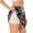 White, variant on giant bass with big muscles Print Women 2 in 1 Running Shorts,High Waisted Athletic Shorts,Gym Workout Shorts with Liner Pockets-Large