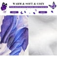 thumbnail image 4 of Butterfly Blanket Super Soft Extra Large Throw Blanket Twin Blankets, Purple Butterflies Blanket Birthday Gifts for Women, Butterfly Esthetician Gifts 80"X 60", 4 of 6