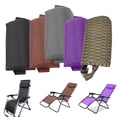 thumbnail image 4 of Almohada De Sillas De Salón Plegables Al Para Reclinable De Patio De Playa - De 8, Negro, 4 of 9