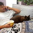 thumbnail image 2 of Cat Dad Gifts Blanket 50"X60", Cat Lover Gifts for Men, Cat Gifts for Cat Lovers, Funny Cat Themed Gifts, Gifts for Cat Lovers, Cat Dad Gifts for Men, Best Cat Dad Gifts, Cat Gifts, Cat Decor, 2 of 6