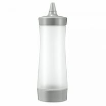 ACDANC Top Applicator Bottles,Squeeze 12 OZ Empty Plastic Bottle,Refillable,Open/Close Nozzle - Hair Coloring/Kitchen/Multi Purpose