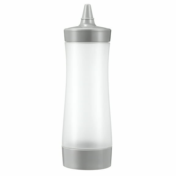 ACDANC Top Applicator Bottles,Squeeze 12 OZ Empty Plastic Bottle,Refillable,Open/Close Nozzle - Hair Coloring/Kitchen/Multi Purpose