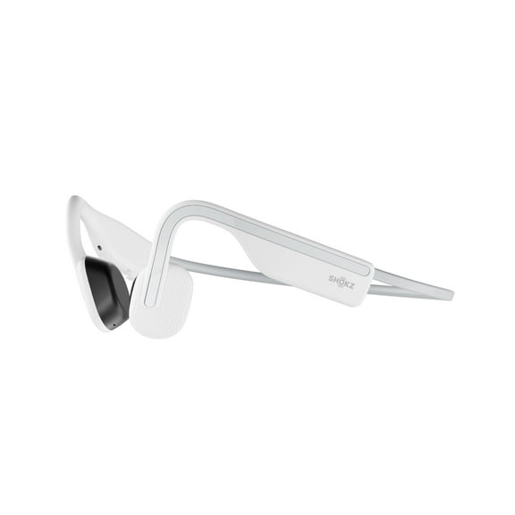 Restored Shokz OpenMove Bone Conduction Waterproof Bluetooth Headphones for Sports(Formerly Aeropex), White (Refurbished)