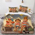 thumbnail image 3 of Disney-Juego de ropa de cama de dibujos animados, funda de edredón, funda de almohada, decoración de Anime, Kawaii, cama, Spead, dormitorio, regalo para niños, 3 of 5
