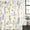 Yellow, variant on Polyester Fabric Blue Yellow Spring Floral Shower Curtain, Watercolor Botanical Flowers Waterproof Bathtub Curtain Bathroom Decor Set with Hooks 66 x 72 Inches