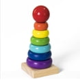 thumbnail image 2 of Juguetes infantiles Tetris Arcoiris Torre reloj Tangram bebé educación temprana, 2 of 7