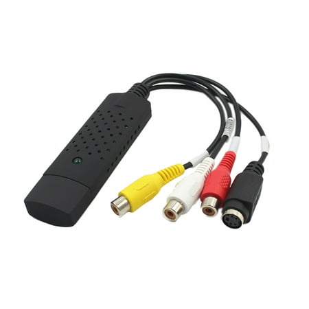 USB Video Audio Capture Card HD Video Converter Adapter Edit Acquisition Video for Camcorder DVD (Best Way To Edit Audio)