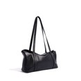 thumbnail image 4 of Genuine Cowhide Women Tote Shoulder Bag, Red Leather Casual Work Crossbody Handbag, 4 of 8