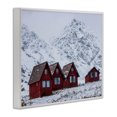 thumbnail image 3 of Stupell Industries Farmhouse Snowy Mountain Shacks White Framed Giclee Art, 20 x 16, by Daniel Sproul, 3 of 8