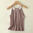 thumbnail image 5 of GA WEIHUA Womens Sleeveless Tank Tops Racerback Workout Yoga Shirts Summer Fashion Going Out Camisoles Spaghetti Strap T Shirts(Khaki,L), 5 of 5