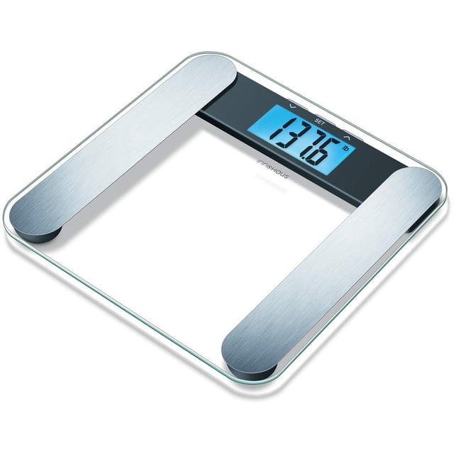 innoHaus ABF220 Digital Glass Body Analysis Scale for Accurate Weight, Fat, Water and Muscle Percent