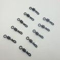 thumbnail image 4 of Transemion Practical Function Quick Change Swivels Fishing Tackle Accessories For Fishing Experience Premium brown 2Set, 4 of 6