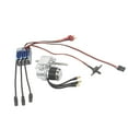 thumbnail image 1 of Motor sin escobillas Metal Gearbox ESC Kit Controlador de velocidad eléctrica para 1/12 RC Reparación de automóviles Reemplace los accesorios RC para Color plateado t, 1 of 8