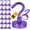 Purple, variant on AllWays Plaza Magnetic Hooks,30lbs+ Magnet Hook 2026 Cruise Cabin Ship Essentials Heavy Duty Strong Magnets Refrigerator Fridge Hanging for Classroom Beach Vacation Kitchen Grills Home 6 Pack (Black)