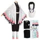 thumbnail image 1 of Disfraz de Anime Demon Slayer para niños y adultos, traje de Cosplay de Kimetsu No Yaiba, Kimono Kochou Shinobu, uniformes, peluca, 1 of 3