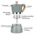 thumbnail image 4 of WEISY Stovetop Espresso and Coffee Maker, Moka Pot for Classic Italian and Cuban Cafe Brewing, Cafetera, 3 Cup/150ml, 4 of 5