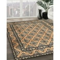 thumbnail image 3 of Ahgly Company Machine Washable Indoor Rectangle Traditional Dark Brown Area Rugs, 7' x 9', 3 of 7