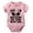 Pink, variant on Shh I'm Watching The Game With Dad Infant Onesie Unisex Short Sleeve Summer Romper Baby Girl White 0-3 Month Baby Boy Clothes