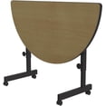 thumbnail image 2 of Correll 24"W x 48"D Deluxe High Pressure Top Flip Top Table in Fusion Maple, 2 of 7