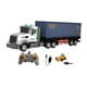 thumbnail image 2 of Camión semirremolque RC con luces y coche de ingeniería Strade Fareast Limited Conjunto A, 2 of 8