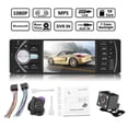 thumbnail image 1 of Lecteur MP5 MP3 pour Voiture 4,1 Pouces Double 1 DIN Bluetooth Stéréo Radio Caméra, 1 of 1