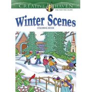 Creative Haven Winter Scenes Coloring Book