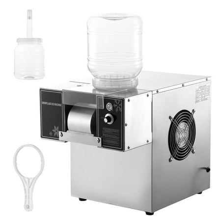 Automatic Electric Ice Shaved Machine, Air Cooling for Home Parties & Food Trucks