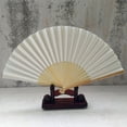 thumbnail image 3 of Home Improvement, Solid Fan Folding Folding Party Wedding Hand Dance Held Silk Pattern Color Tools & Home Improvement, Paper Fans set, 3 of 3
