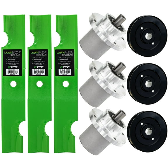 8ten Blade Spindle Kit for Bad Boy MZ Magnum 42-inch 038-4221-00 037-2050-00 MK1013746