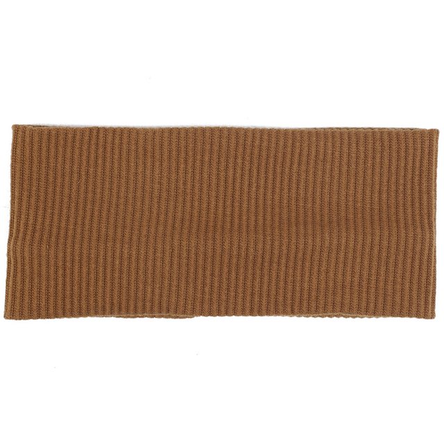 Banda para el cabello de canalé, accesorios para el cabello de algodón y lana de color sólido, diadema elástica suelta de un solo bucle, tocado para yoga