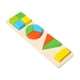 thumbnail image 5 of Rompecabezas con forma de madera, juguete Montessori, juego interactivo, bloques de reconocimiento de Color con forma de rompecabezas a juego para Geometría, 5 of 9