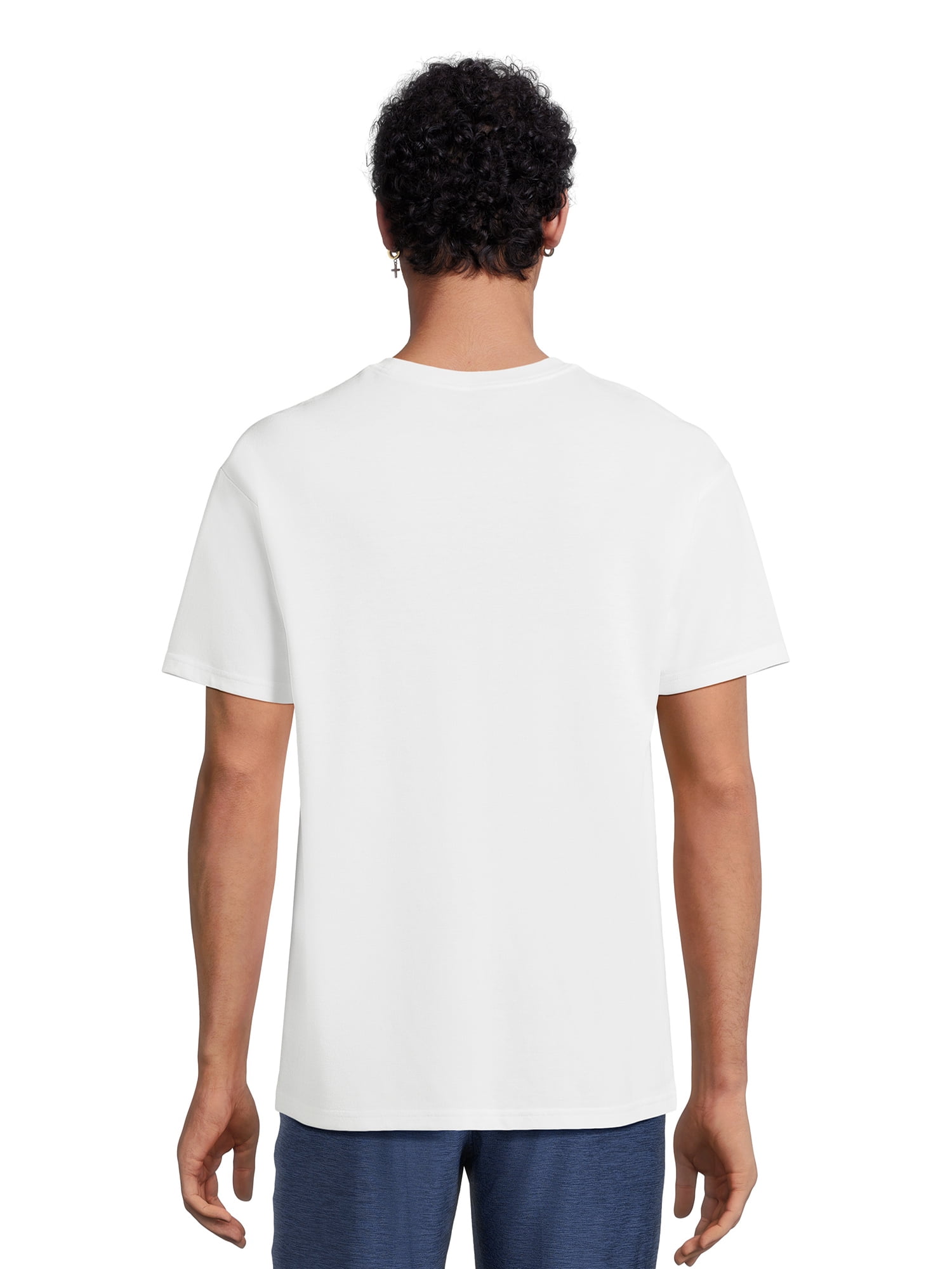 Athletic Works Men's and Big Men's Tri Blend Tee, Sizes S-4XL