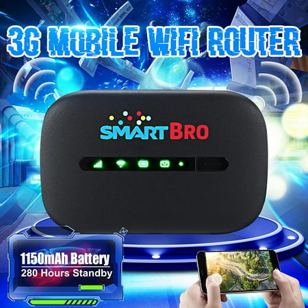 3G Wireless Router Hotspot Portable WIfi Modem LCD Display 802.11 b/g/n Wifi Support 10 Devices User for Car Mobile Camping Travel Meeting (Best Router For 10 Devices)