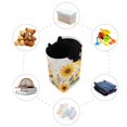 thumbnail image 7 of Yayeee Freestanding Laundry Hamper with Handle Collapsible Large Storage Basket for Clothes, Beige Sunflowers, 7 of 7